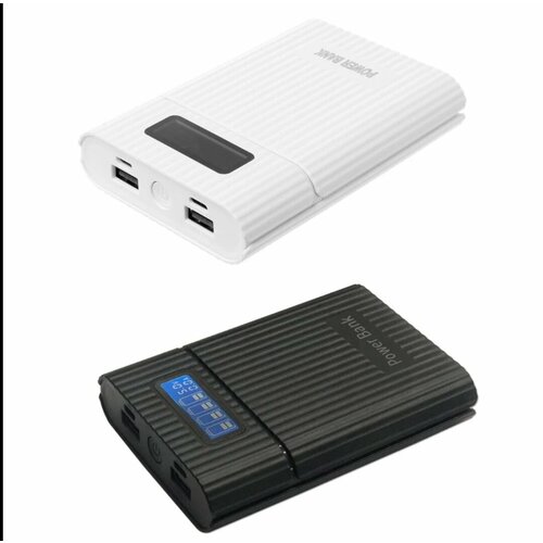 Зарядное устройство аккумуляторов 18650 Power Bank 10000-20000mah, портативный аккумулятор, Power Bank, черный внешний аккумулятор romoss power bank wms 10 10000mah