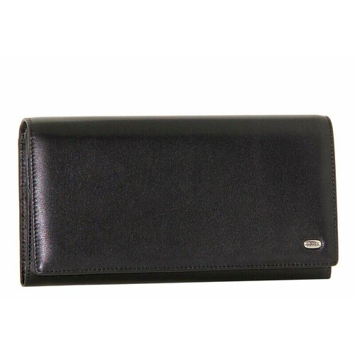 фото Кошелек petek 1855, фактура гладкая, черный