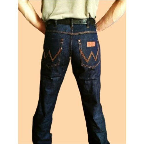 фото Джинсы wrangler, размер w31 l34, синий