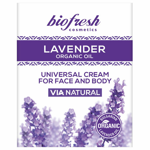 Крем для лица и тела Универсальный Lavender Organic Oil 200мл