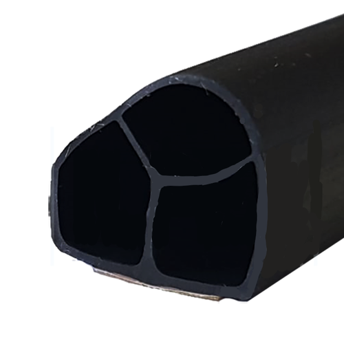 Уплотнитель для дверей D-образный 16х16,25 мм. 2,02м.