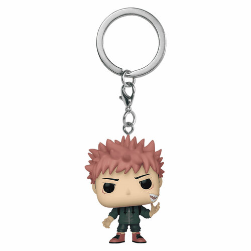 Брелок Funko Pocket POP! Jujutsu Kaisen Yuji Itadori With Sukuna Mouth 73785 фигурка funko pop animation jujutsu kaisen yuji itadori black flash