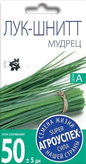 Лук-шнитт Мудрец 05 г агроуспех (2 упаковки в заказе)