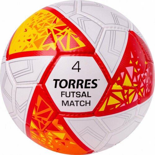 Мяч футзальный TORRES Futsal Match, FS323774, р.4 мяч футзальный torres futsal club f31884 р 4