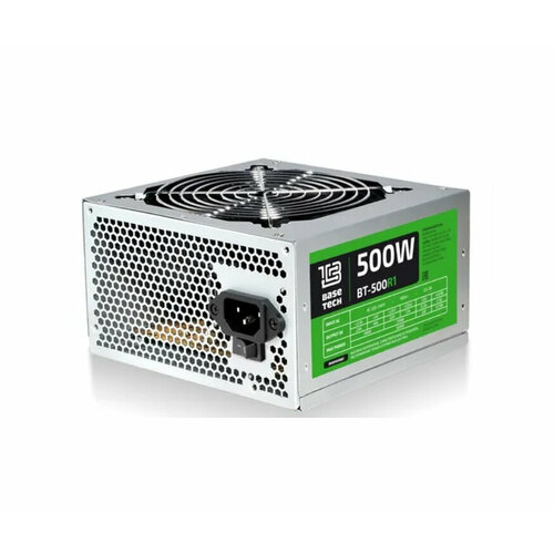 Блок питания 500Вт BaseTech 120мм PCI-E4SATABT-500R1 228400₽