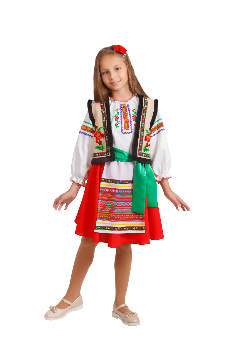 Костюм детский Молдаванка девочка (134)