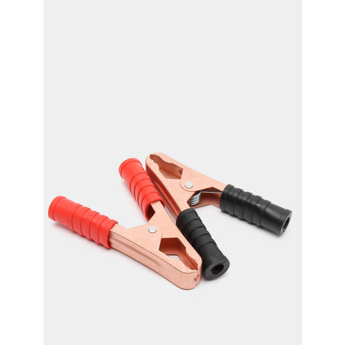 Зажим крокодил красныйчерный110мм 100А 799₽