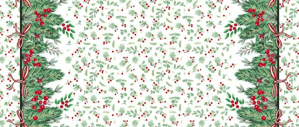 Скатерть с рисунком, новогодняя, 140*240 — фото 1