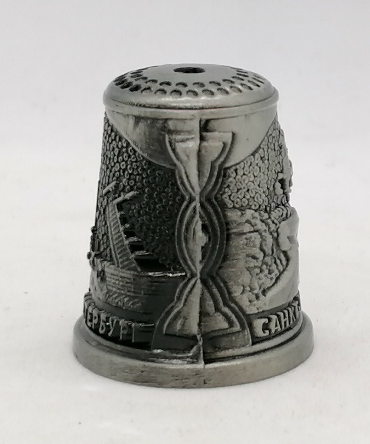 Наперсток "Мост-Медный Всадник " Серебро — фото 1