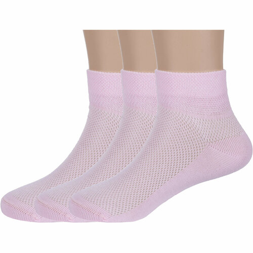 Носки RuSocks 3 пары, размер 14, розовый носки rusocks 3 пары размер 24 розовый