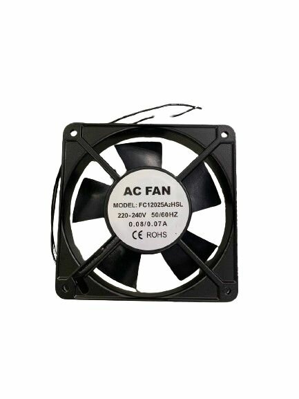 Вентилятор для холодильника осевой AC FAN 120x120x25мм (FC12025A2HSL) / 220V-240V 8 Вт.