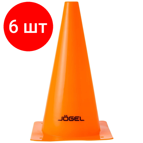 Комплект 6 штук, Конус сигнальный тренировочный J? gel JA-220, 30см, УТ-00015920 конус сигнальный 1 шт