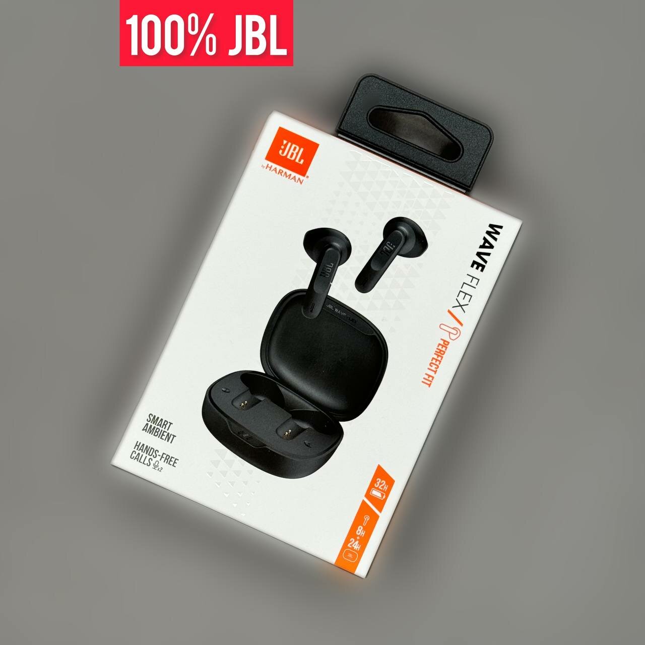 Наушники JBL Wave Flex, Black - фото №16