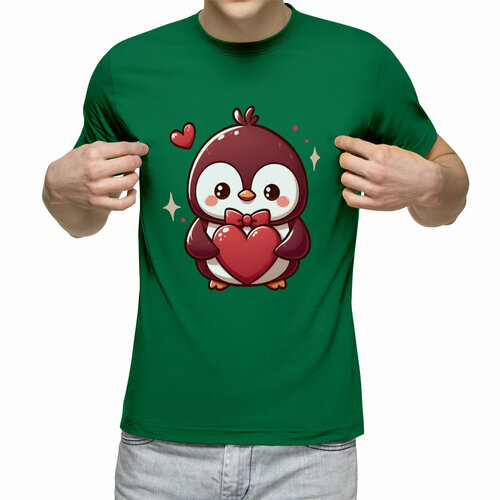 Футболка Us Basic, размер S, зеленый мужская футболка влюблённый гусь валентин с сердцем s желтый