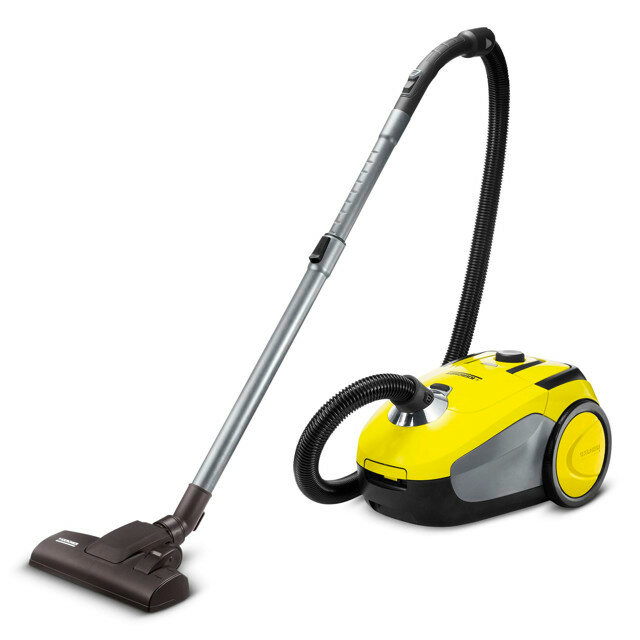 Пылесос karcher vc 2 700вт мешок 2,8л желтый