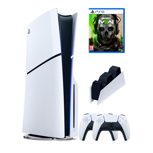 PS5 ПС5 Игровая приставка Sony PlayStation 5 Slim disc 2-й геймпад зарядное игра CALL of DUTY 8459900₽