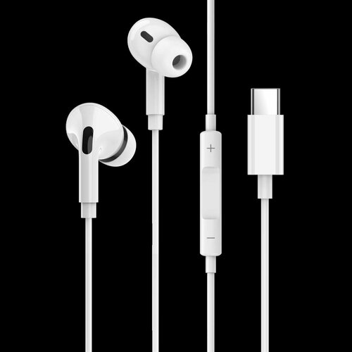 Наушники проводные вакуумные для телефона c микрофоном USB Type C 44500₽