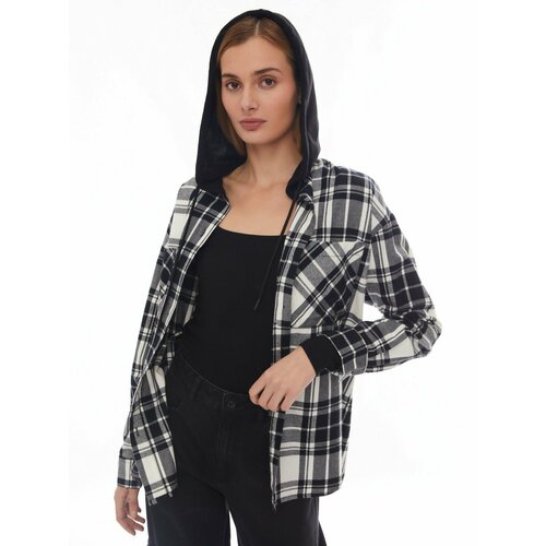 фото Рубашка zolla, размер l, черный