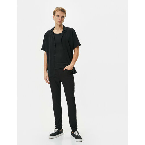 фото Джинсы koton, размер 31/32, черный