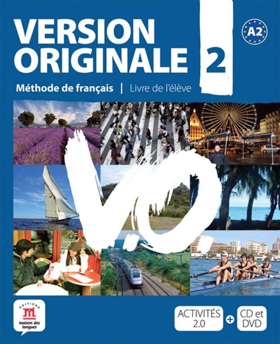 Книга Version Originale 2 Livre de l'eleve + D + DVD - фото №1