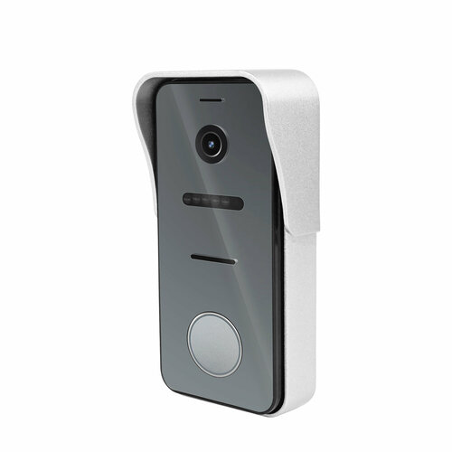 Цветная вызывная накладная панель LUX PRO2 для видеодомофона (дверной звонок) AHD 1080p, цвет металлик, широкий угол обзора 148 гр