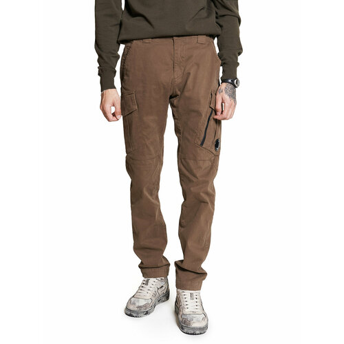 Брюки карго C.P. Company, размер 46, коричневый брюки карго o stin размер 46 коричневый