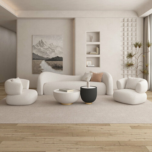 Кресло-пуф Белый барашек 55000₽