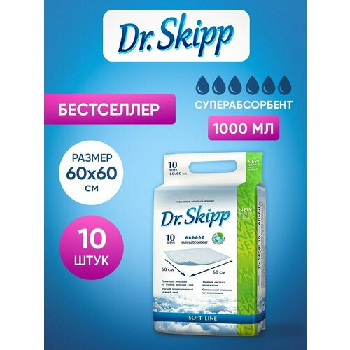 фото Dr. skipp soft line 60х60, белый, 10 шт.