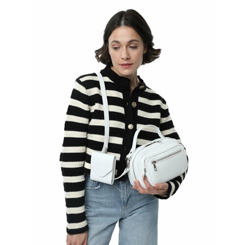фото Сумка кросс-боди franchesco mariscotti liana, белый