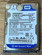 Жесткий диск WD Blue 2,5' 320Gb