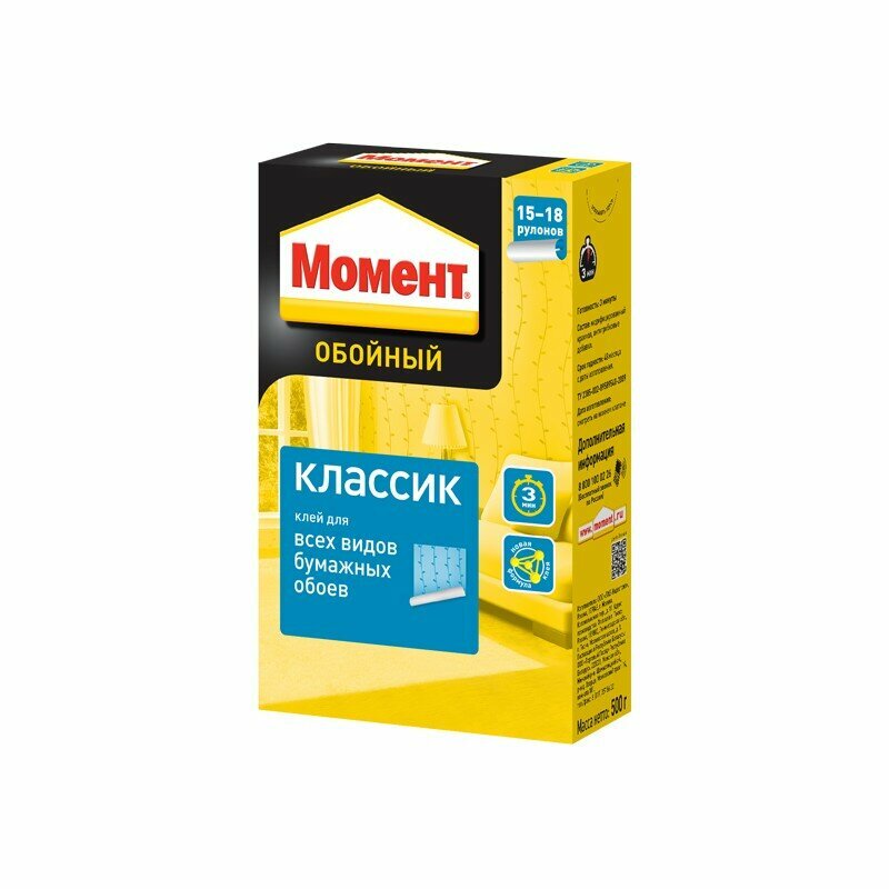 Клей "Момент" Классик, обойный, 500 г