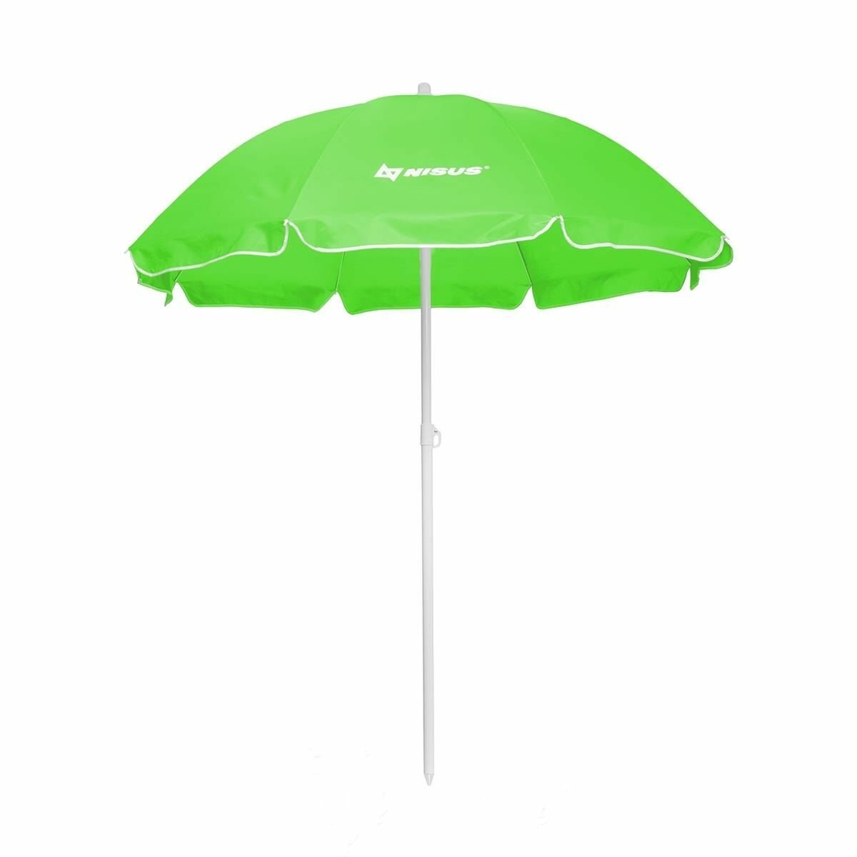 Зонт пляжный d 200м прямой зеленый (28/32/210D) NA-200-G NISUS