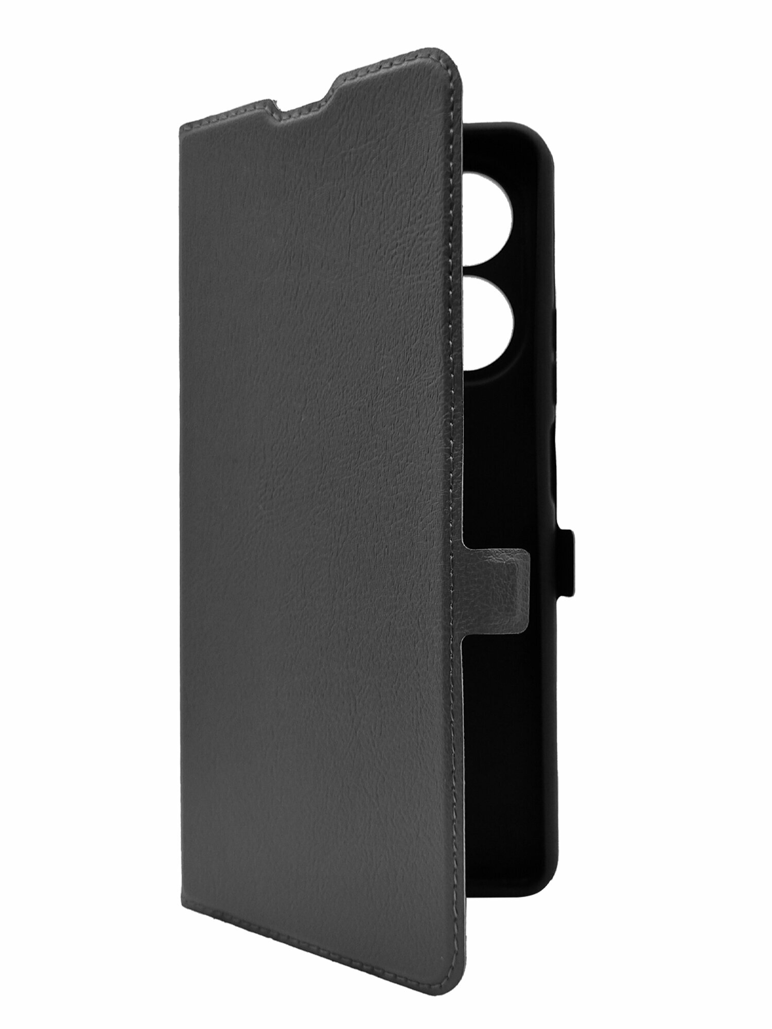 Чехол на Tecno Spark 20 Pro (Техно Спарк 20 Про) черный книжка эко-кожа с функцией подставки отделением для карт и магнитами Book case, Miuko