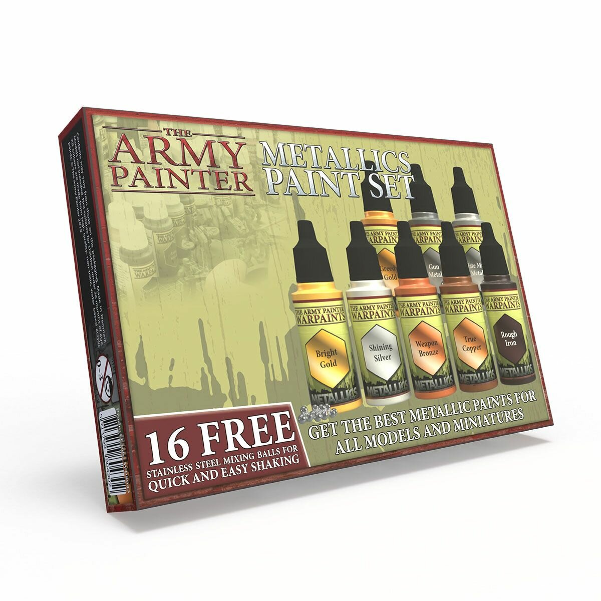 Набор акриловых красок Army Painter Warpaints Metallics Paint Set