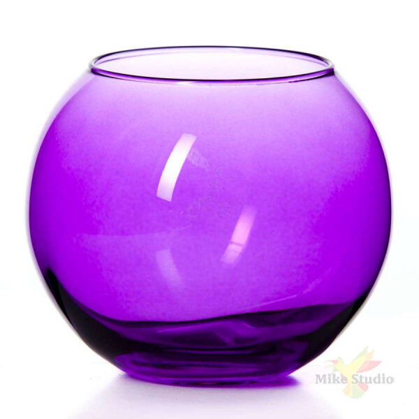 Ваза Enjoy фиолетовый стекло шар высота 105см