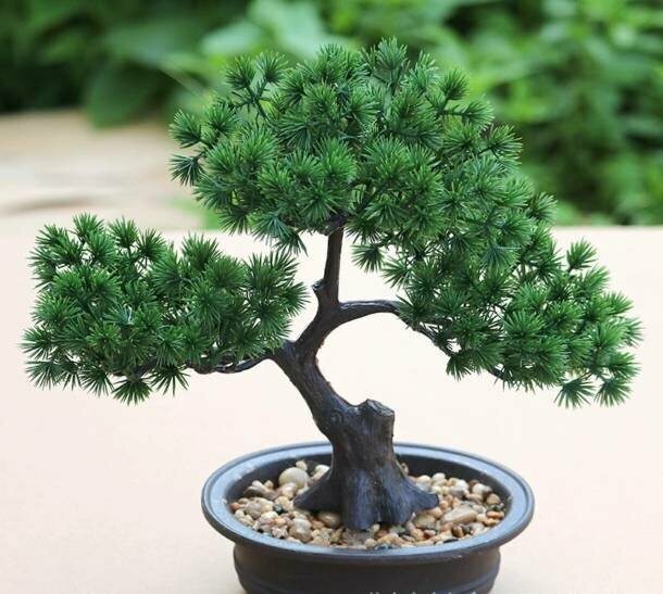 Украшение для интерьера Искусственные растения бонсай сосна