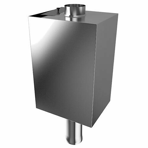 Бак для воды на трубе Онега 70 л самовар из нержавейки для печи в баню мама-мама 12096₽