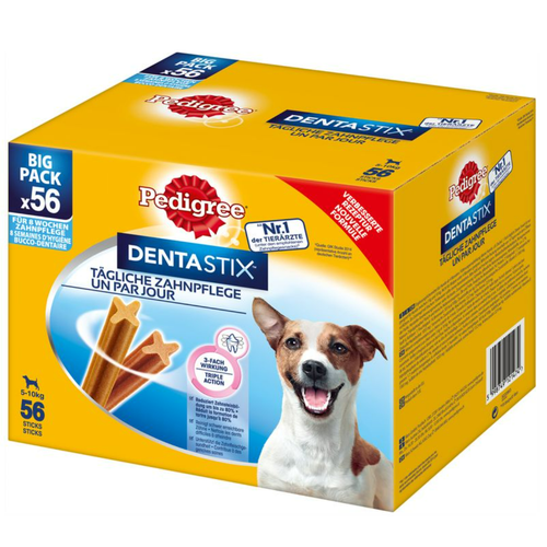 Лакомство Pedigree "Denta Stix", для собак мелких пород, 8 упаковок по 7 палочек Германия