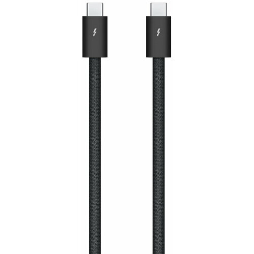 Кабели Apple Кабель Thunderbolt 4 (USB C) Pro, 1 м, черный противоударный силиконовый чехол снежная гора для планшета apple ipad 7 10 2 2019 pro 10 5 2017 air 3 2019 8 10 2 2020