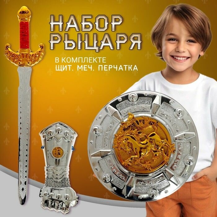 Набор рыцаря Орден Льва , меч, перчатка и щит