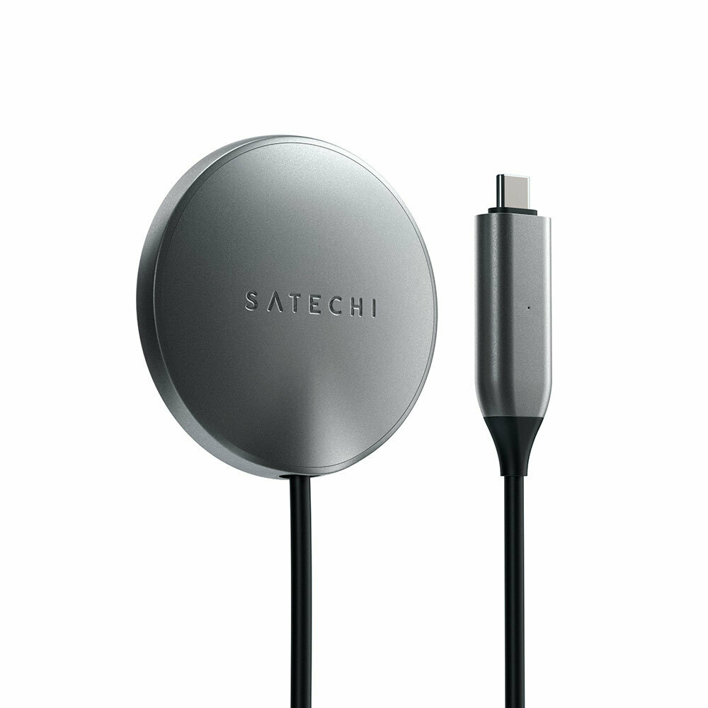 Беспроводное зарядное устройство Satechi USB-C ST-UCQIMCM (Space Grey) - фото №14