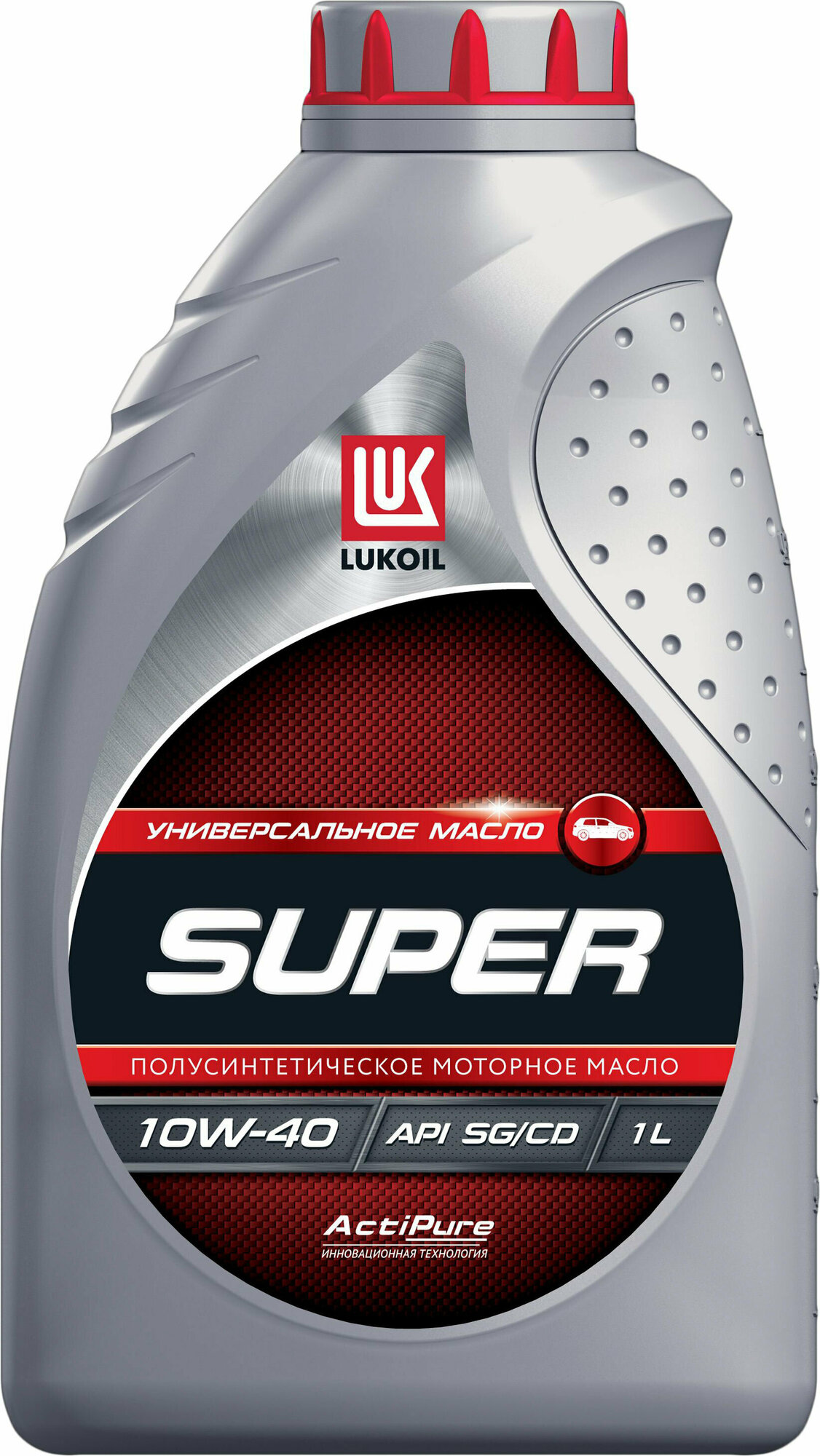 Моторное масло ЛУКОЙЛ SUPER SG/CD 10W-40 полусинтетическое 1 л