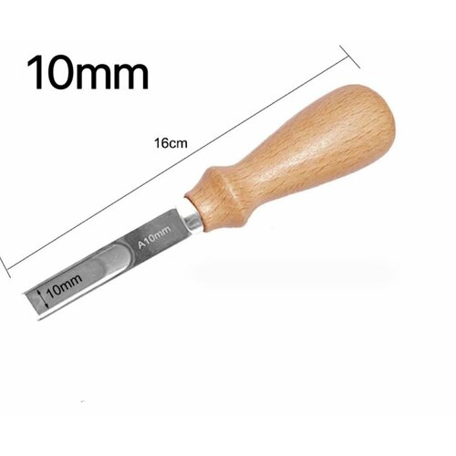 Нож для работы с кожей 10 мм Инструменты для кожи с широким. Французский резак многоугольный ручной инструмент для обрезки и снятия фаски подходящий для ручной работы сделай сам строгальный станок для деревообрабо