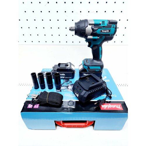 Гайковерт аккумуляторный ударный Magida JL005B 21В 5Ач 1000Нм кейс 1059000₽