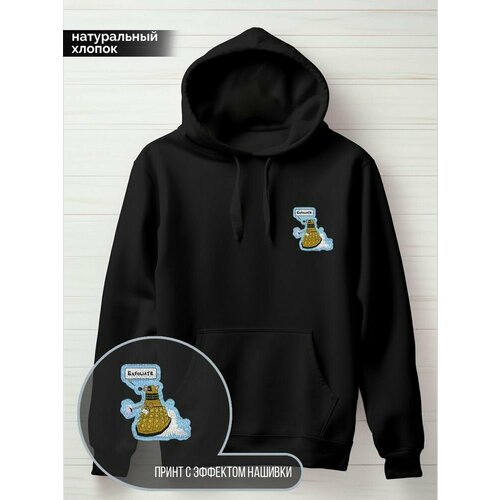 фото Худи hypnotica, размер l, черный