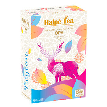 Halpe tea Чай черный байховый листовой LOOSE TEA OPA 100гр