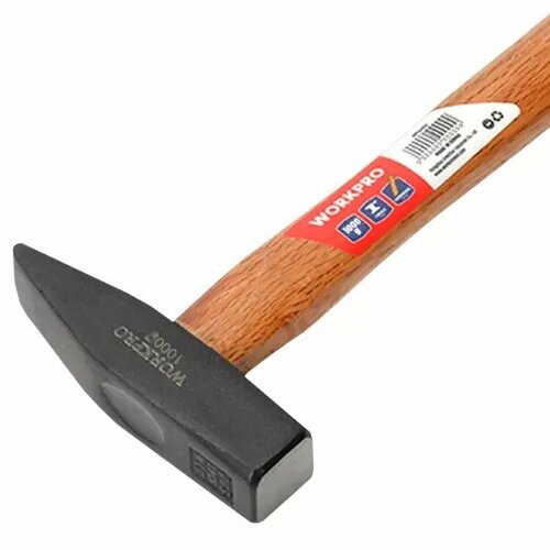 Молоток слесарный 1000 г деревянная рукоятка Workpro WP241020 1380₽