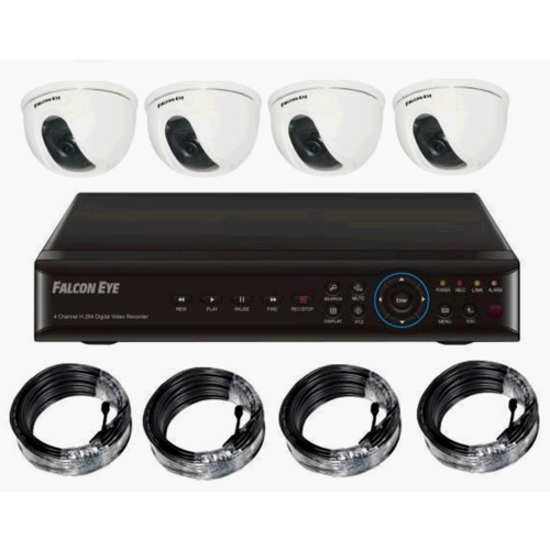Комплект видеонаблюдения FALCON EYE FE-004H-KIT (ДОМ)