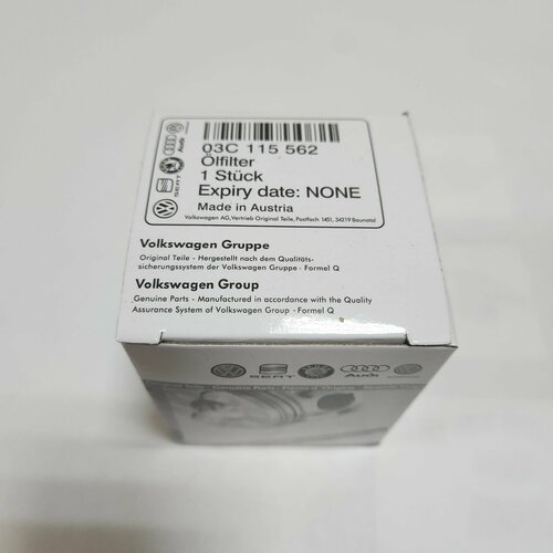 Фильтр масляный VAG 03C115562A 300₽