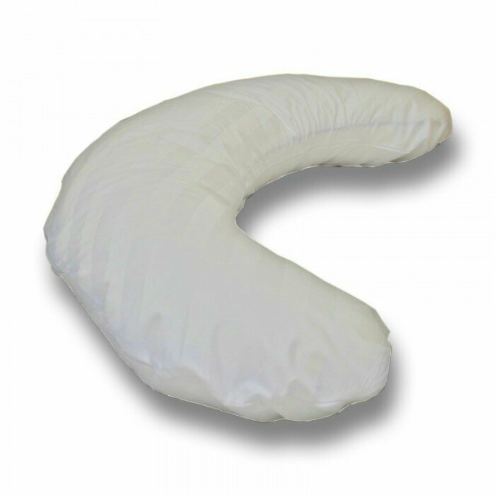 Подушка для беременных Сатин-страйп 170х30 см Белый